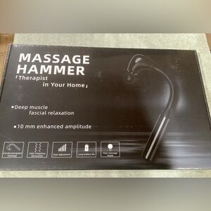 Black Massage Hammer with Attachments new in sealed box body massager relaxer